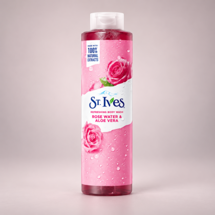 St. Ives Rose Water & Aloe Vera Refreshing Body Wash 450ml